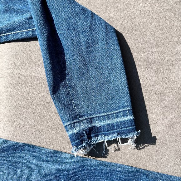 DL1961 Margaux Instasculpt Cracked Ankle Skinny Jeans Size 26 - Picture 5 of 8